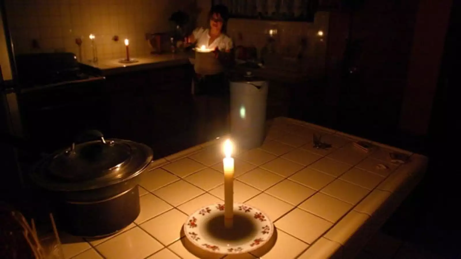 apagon, vela, electricidad, oscuridad