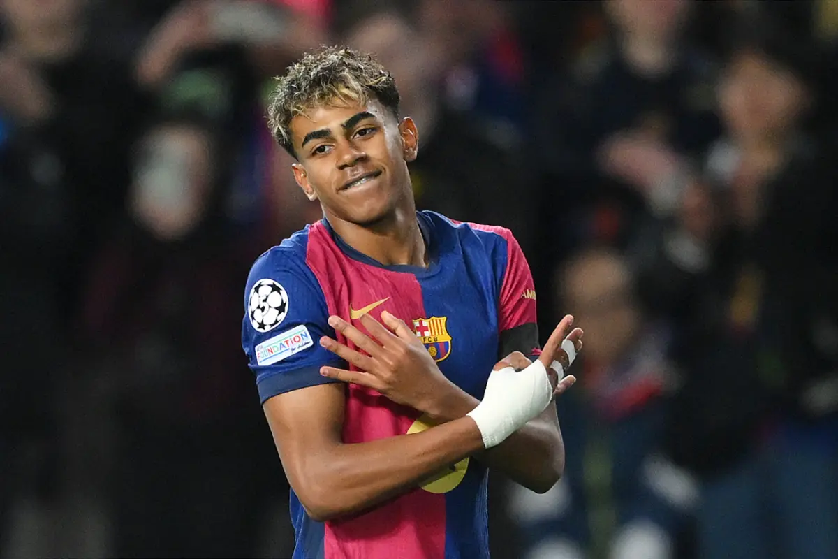 lamine yamal lleva el 10 de messi en el barcelona