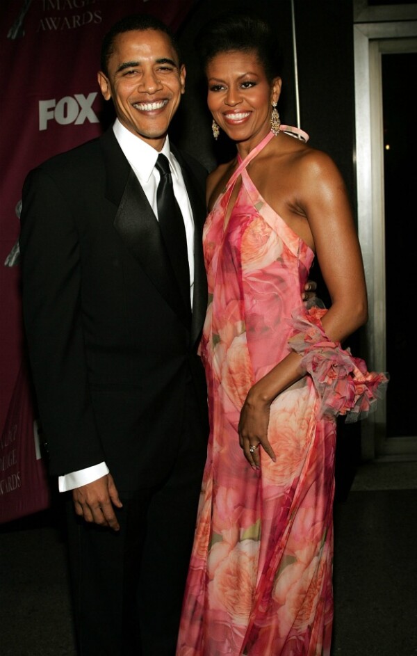 Antes de la presidencia, Michelle Obama (en 2005) ya se perfilaba poco a poco como toda una mujer de estilo.