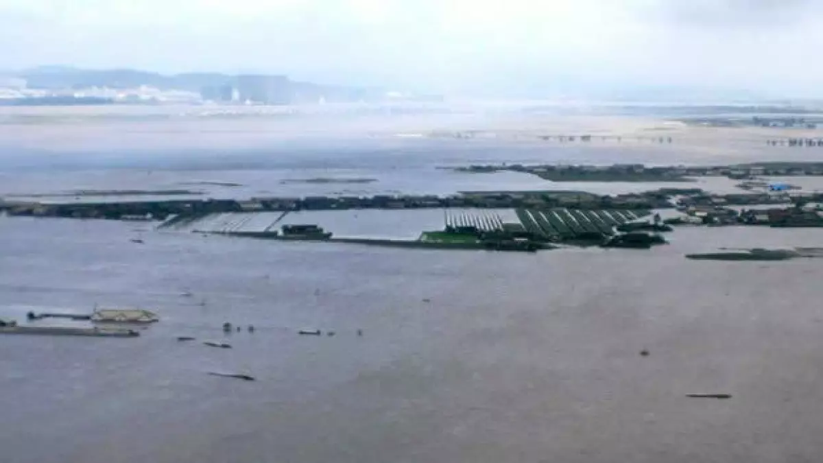 inundaciones china corea del norte china