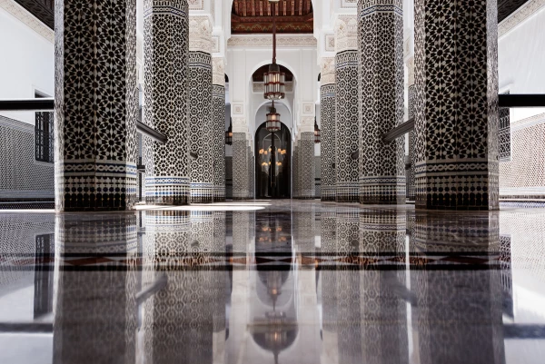 Patio Noir et Blanc, La Mamounia 2016