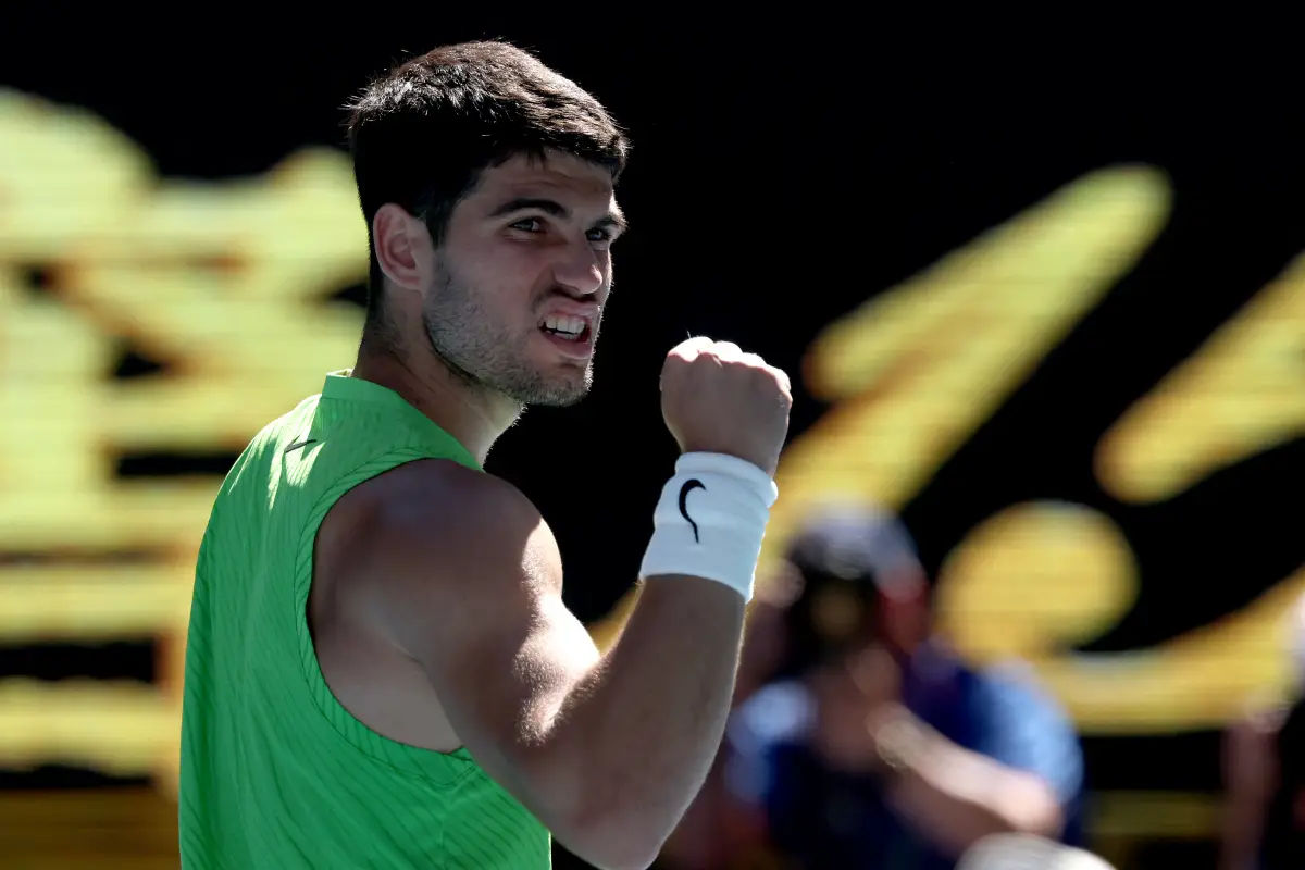 Abierto de Australia: Alcaraz celebra su partido número 100 de Grand Slam con cómoda victoria