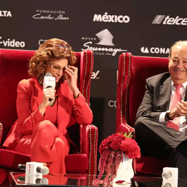 Sophia Loren,Carlos Slim