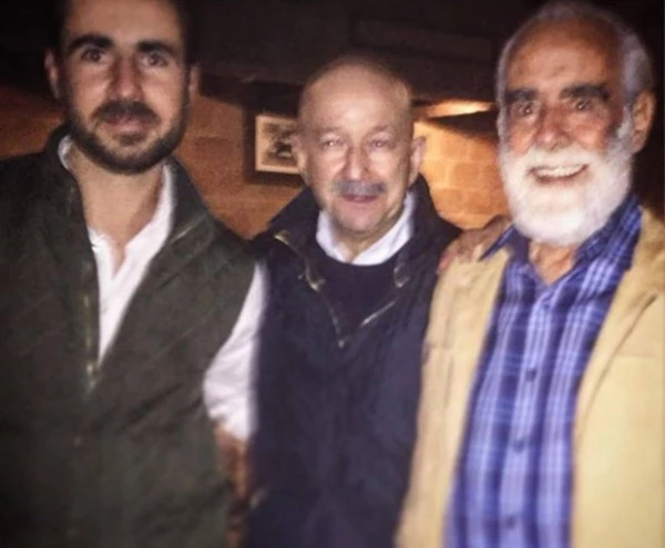 El ex presidente de México, Carlos Salinas de Gortari y Diego Fernández de Cevallos.