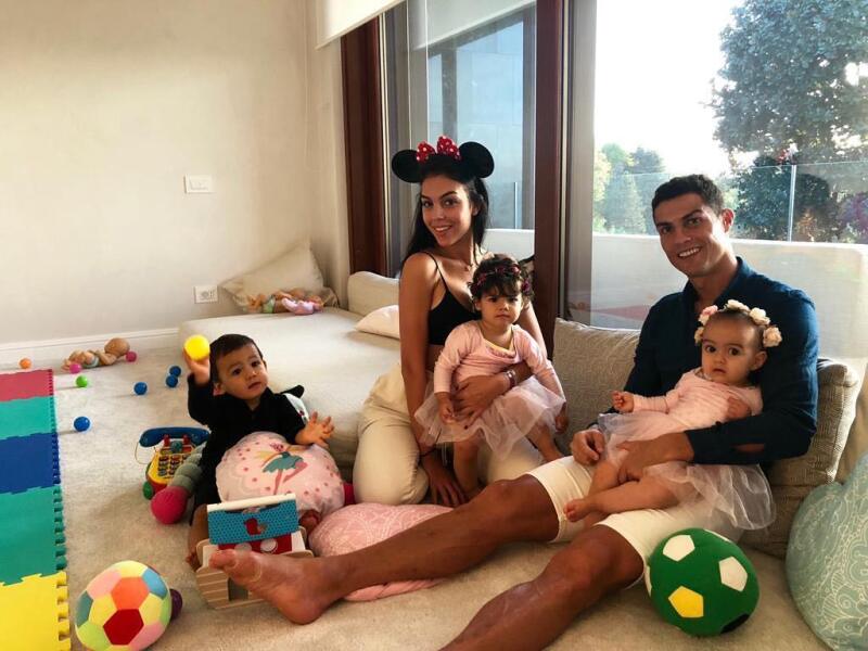 Así celebró Halloween Cristiano Ronaldo con su familia