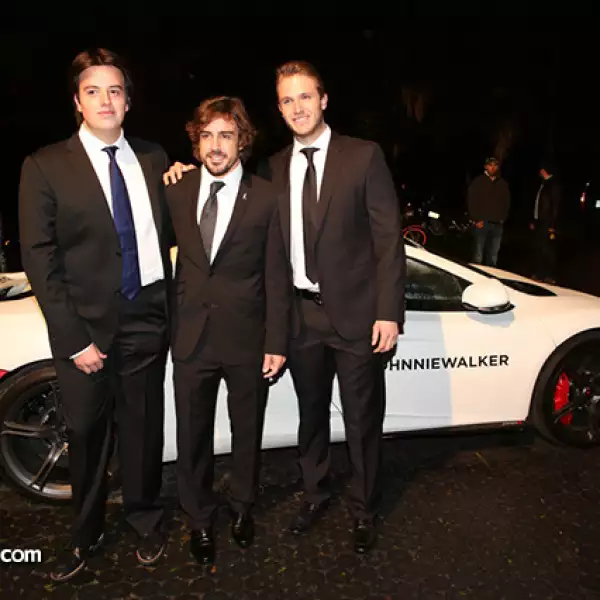 Javier Herrera, Fernando Alonso y José Manuel Herrera