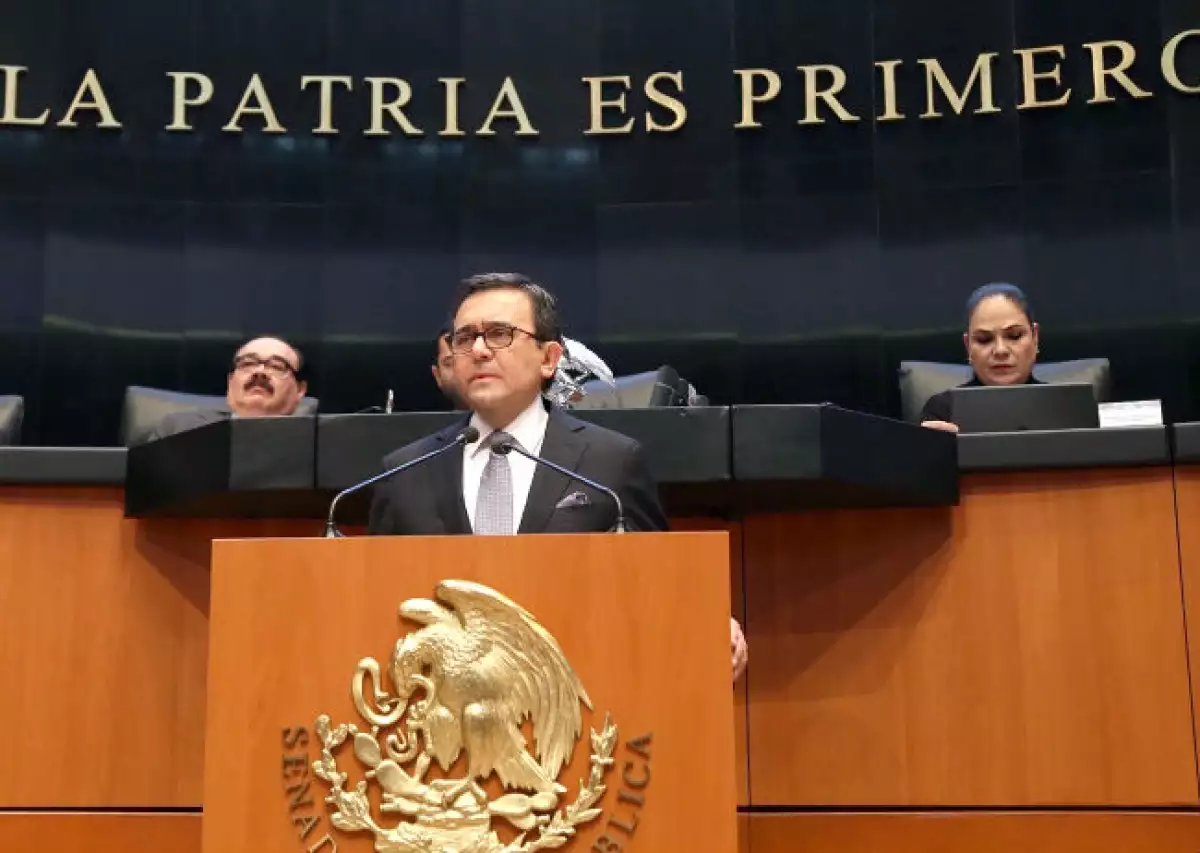 Ildefonso Guajardo en el Senado de la Rep�blica