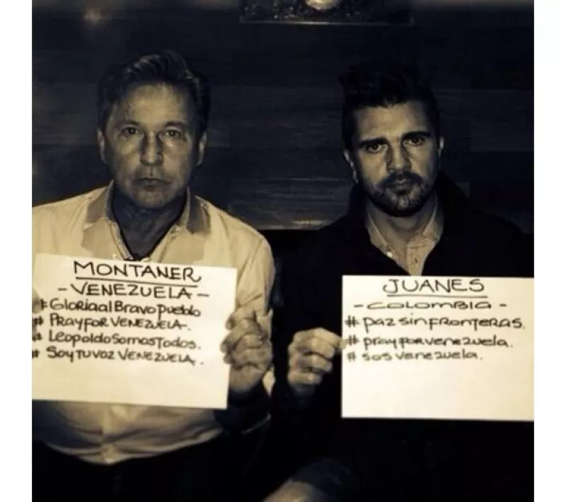 Por medio de Twitter o Instagram han mostrado apoyo u opinado respecto del conflicto político en Venezuela con mensajes de aliento a la ciudadanía y críticas a la administración de Nicolás Maduro.