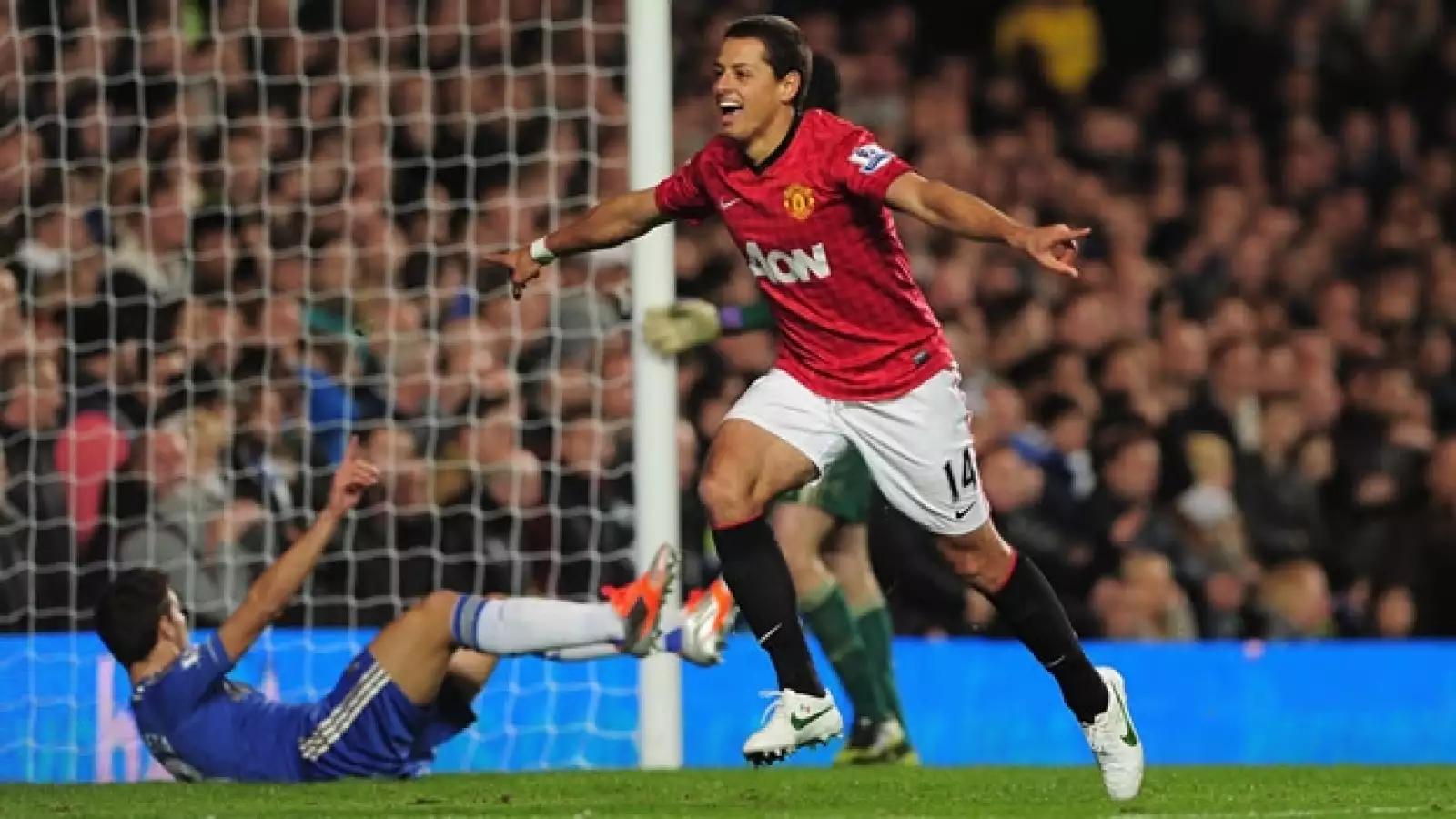 Chicharito goles vs. Chelsea liga