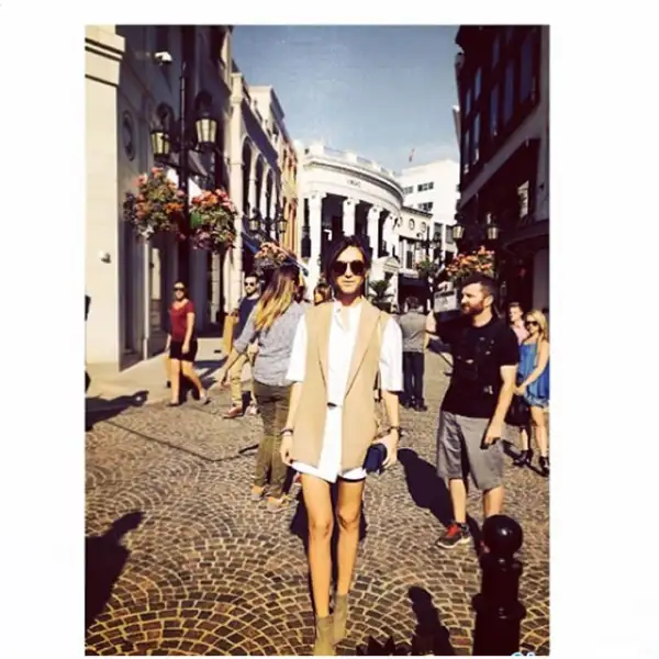 La modelo, Karla Laveaga, con un look ideal para la primavera.
