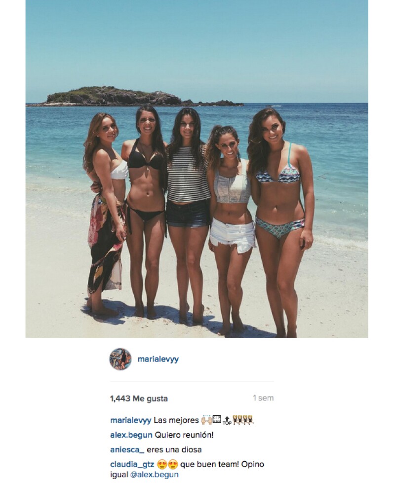 Bárbara Ruesga, María Levy, Pamela López, Alejandra Begún y Claudia Gutiérrez.