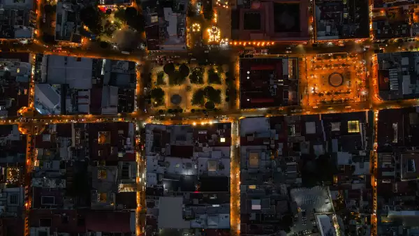 (Vista aérea de la Ciudad de Querétaro)