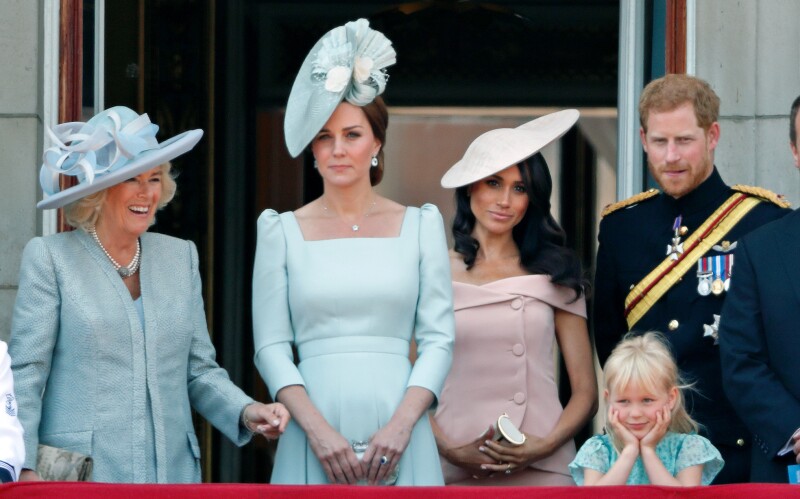 Meghan Markle en balcón real