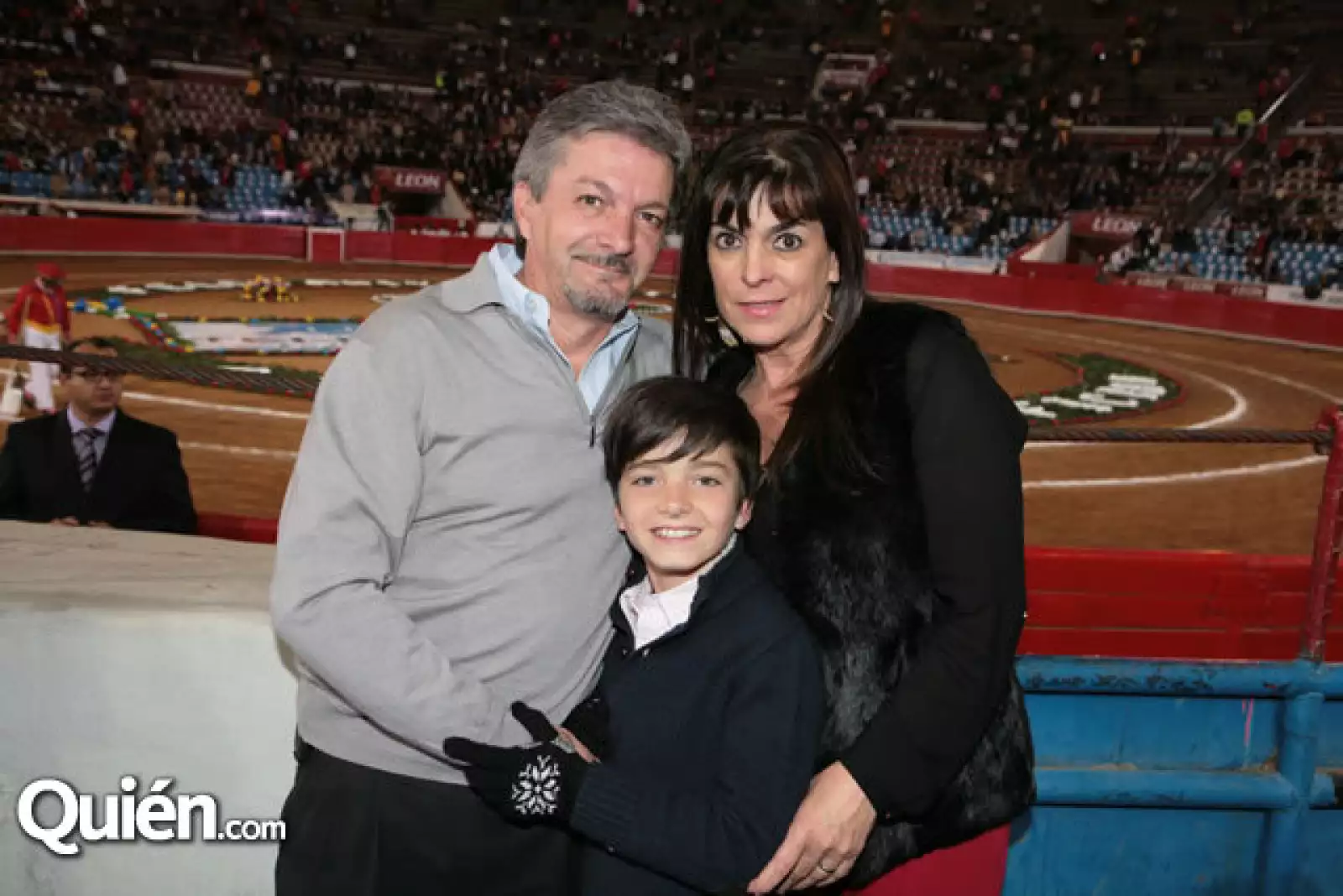 Vicente, Vicente Jr. y Lety Bandin