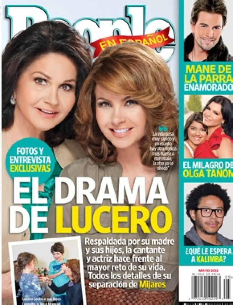 La actriz y cantante ofreció a una revista una entrevista junto con su madre y su pequeña hija, días antes de que se hiciera oficial su divorcio con Mijares.