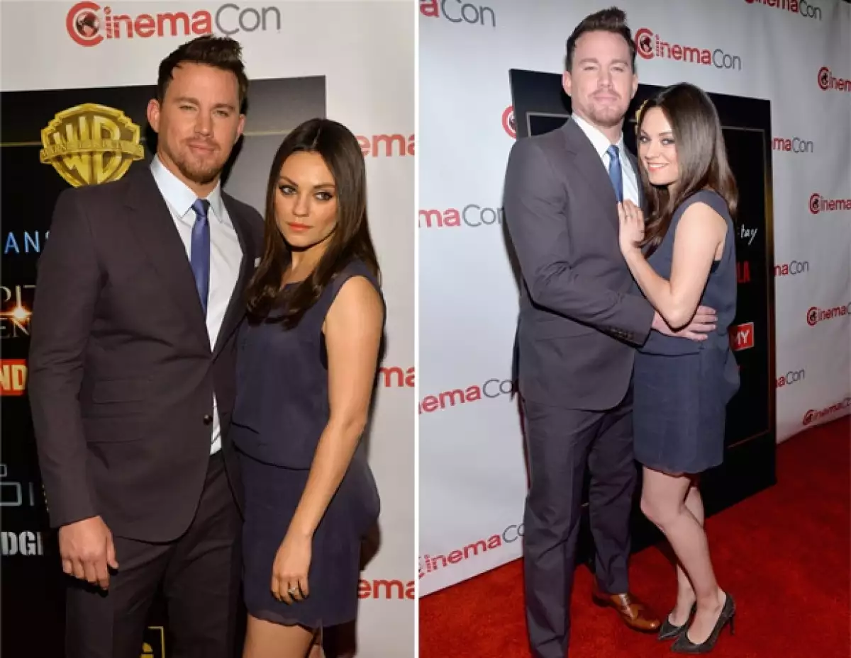Mila siempre caminó junto a Channing Tatum quien le servía como "escudo" para esconder el inicio de su embarazo.