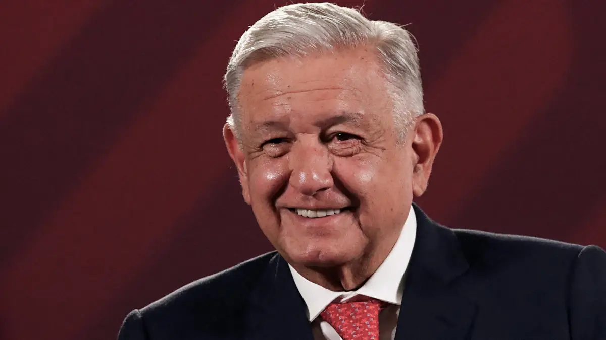 Mexico's President Lopez Obrador attends a news conference, in Mexico City