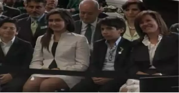 Los hijos del presidente y Margarita Zavala se mostraron felices por el mensaje que les dirigió su papá.