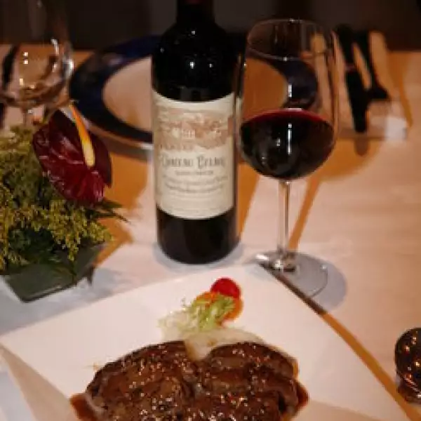 Espirales de res rellenos de hongos shitake confitados