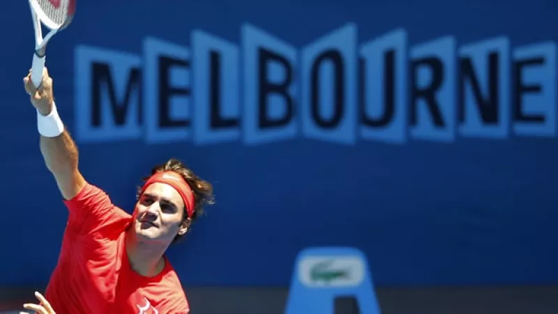 federer en el abierto de australia