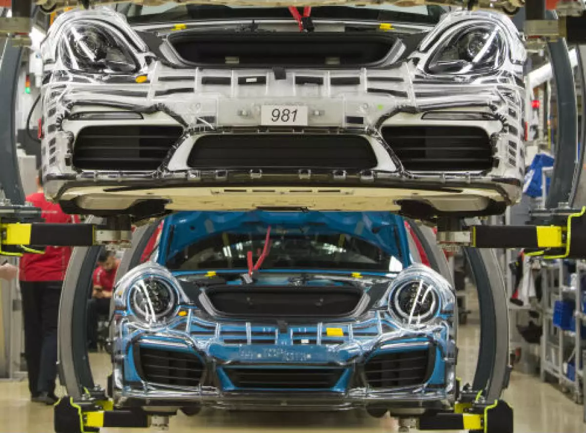 Porsche planta de producci�n