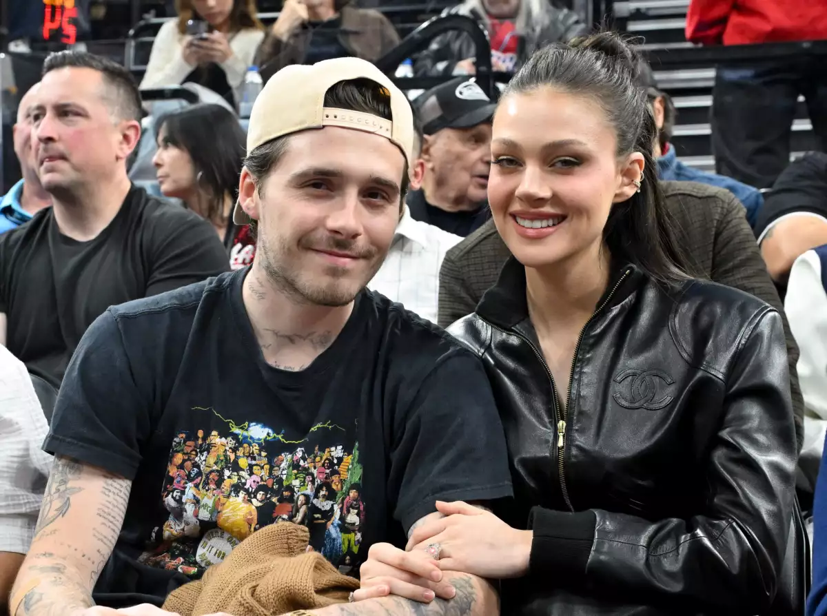 Celebrities At The Los Angeles Clippers Game