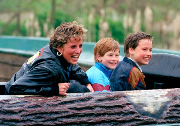 princesa diana, william y harry