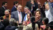 Marcelo Ebrard en comparecencia