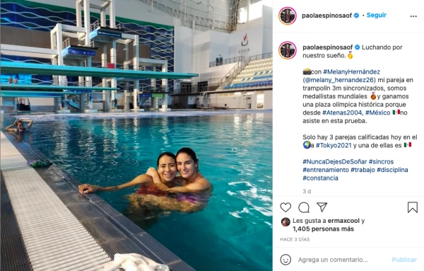 Paola Espinosa y Melany Hernández.