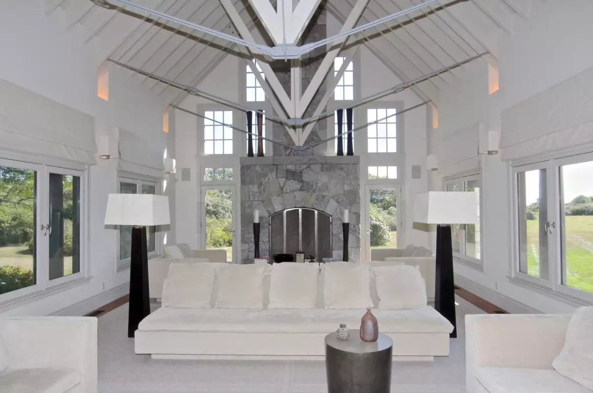 Sala de la lujosa residencia