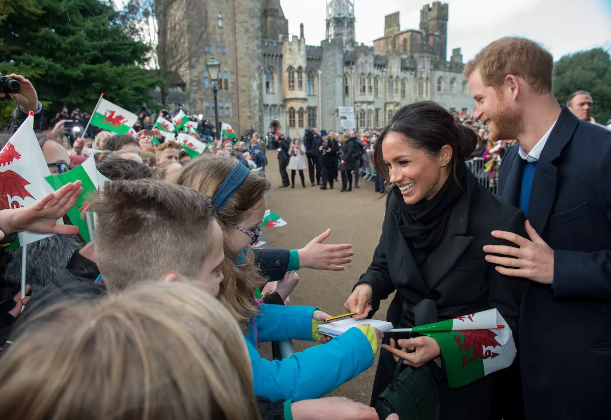 Prince Harry and Meghan Markle visit Cardiff, Wales, UK - 18 Jan 2018