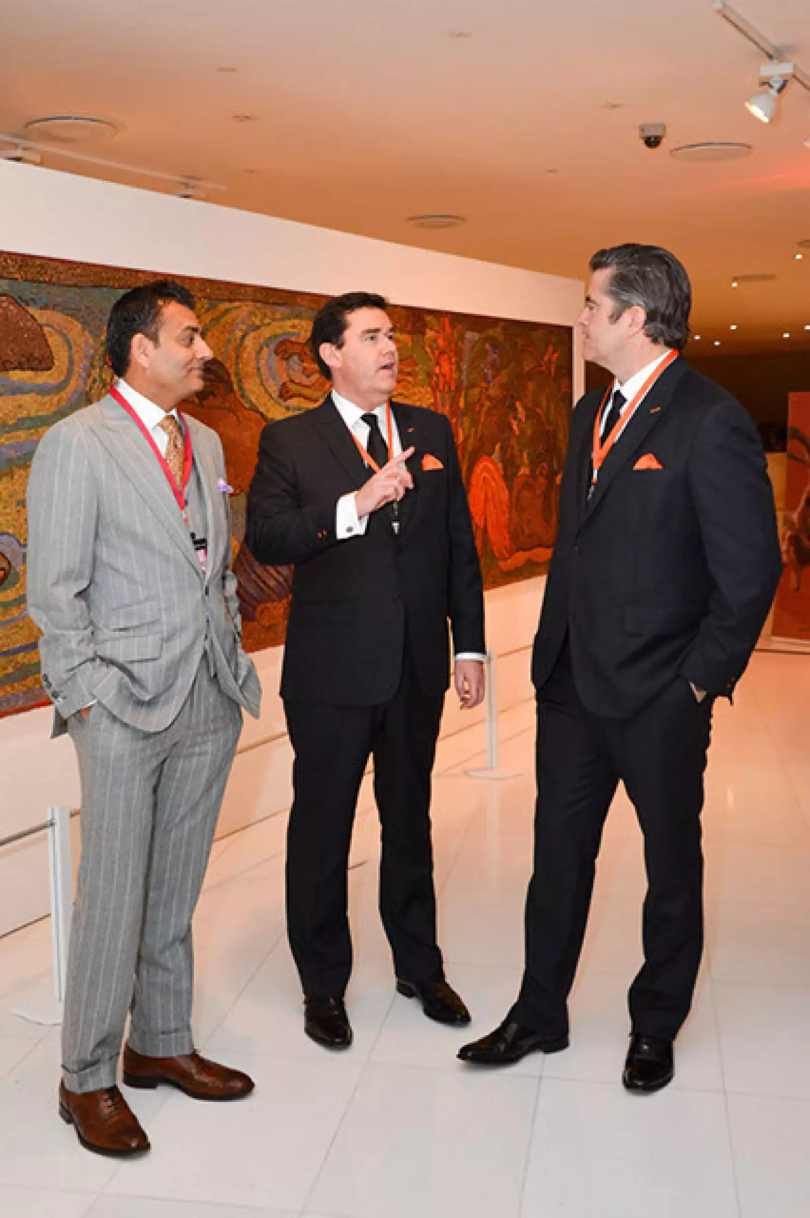 Arshad Mahmood,Steve Curnow y Will Hiwgs.