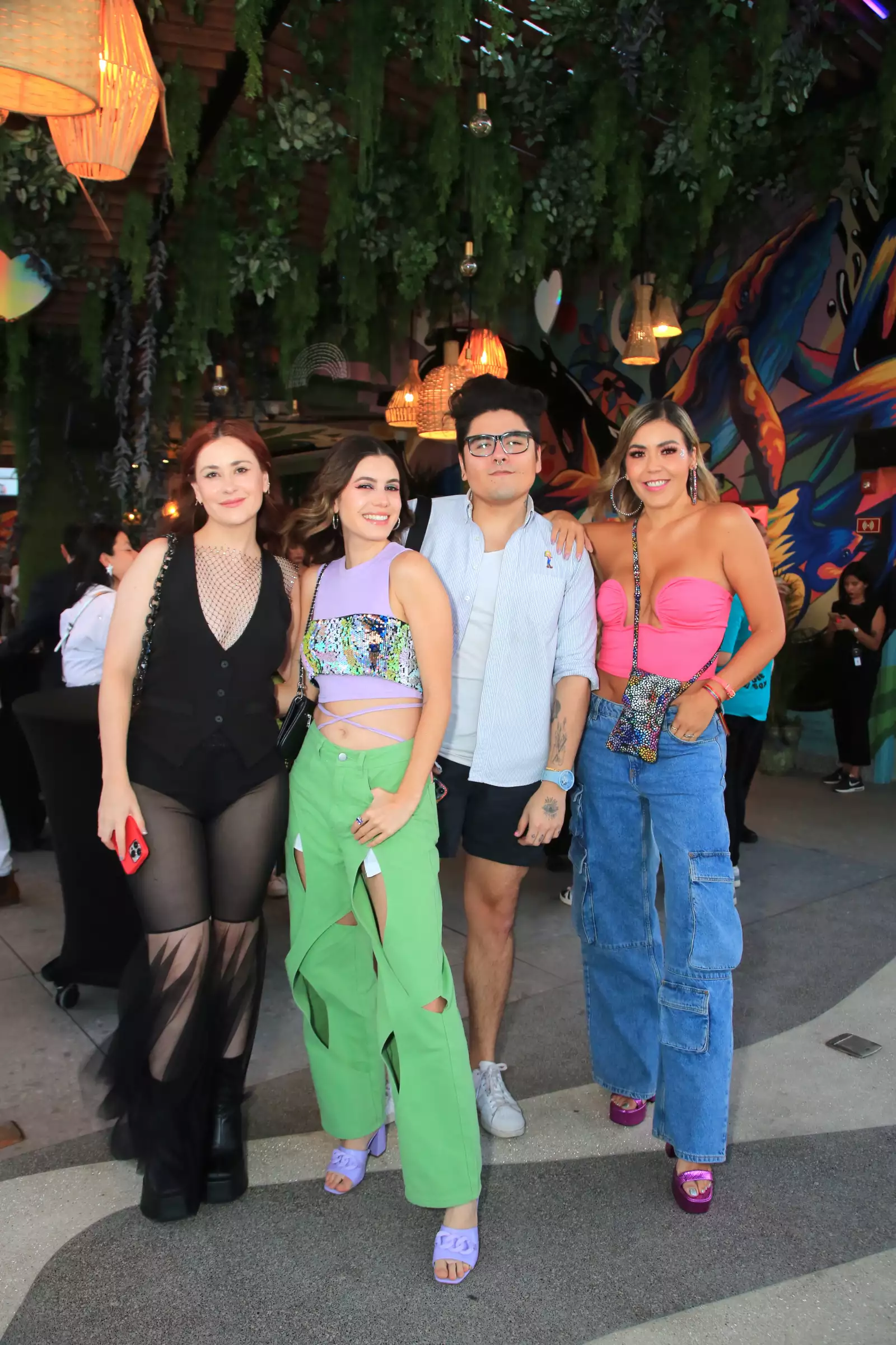 María José Martínez , Danae García , Jorge Serrano y Fer Ros