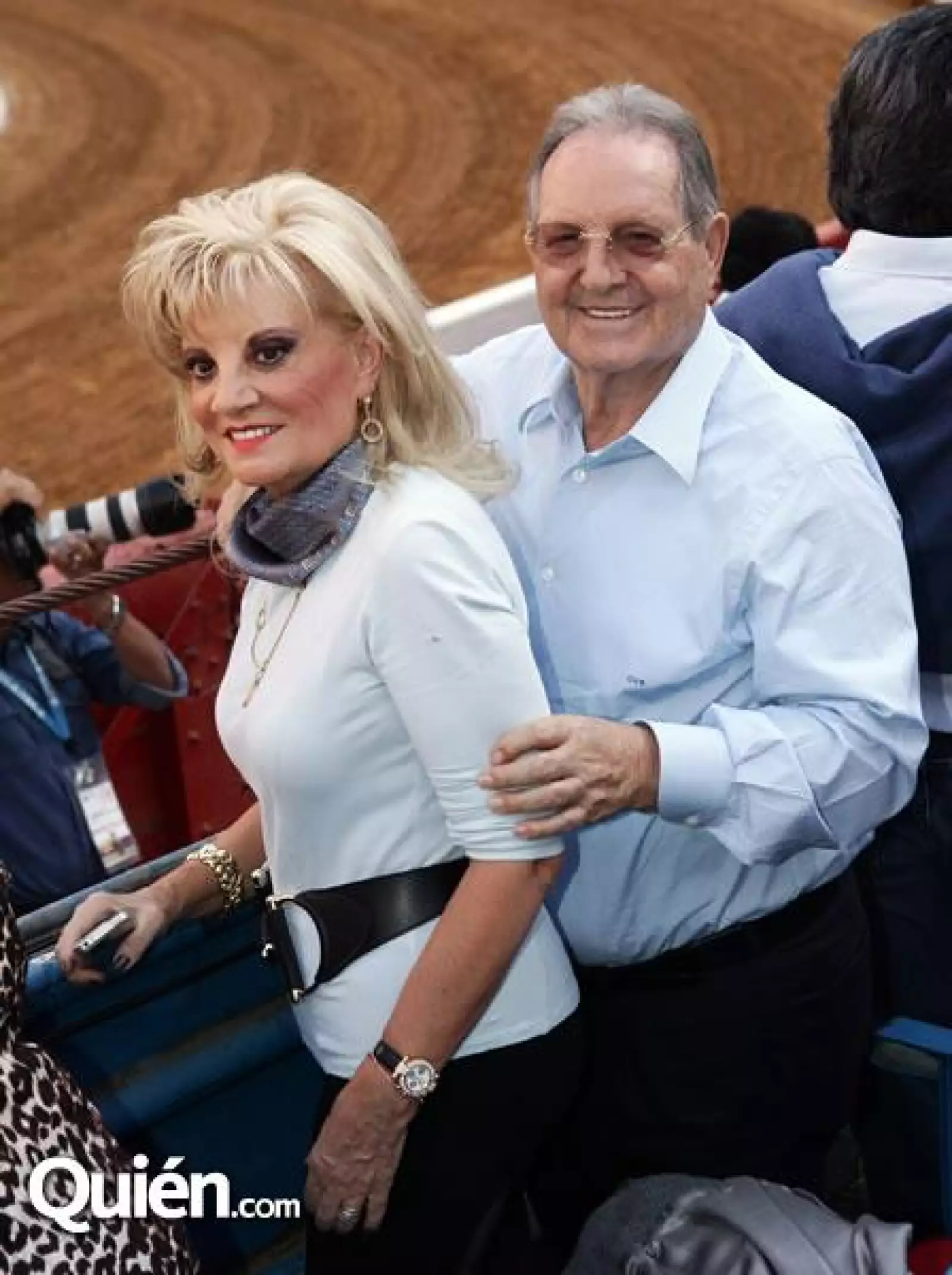 María de los Ángeles Aldir y Olegario Vázquez Raña