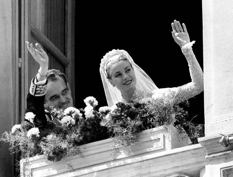 príncipe Rainiero y la princesa Grace Kelly