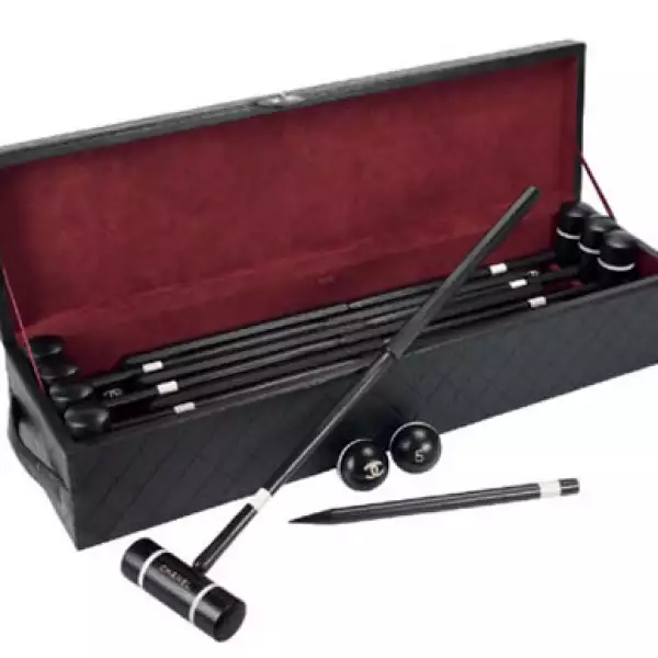 Kit the croquet con funda de piel.