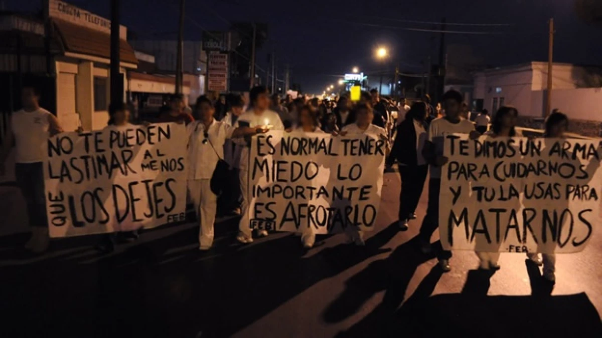 Ciudad Juarez estudiantes activistas marcha