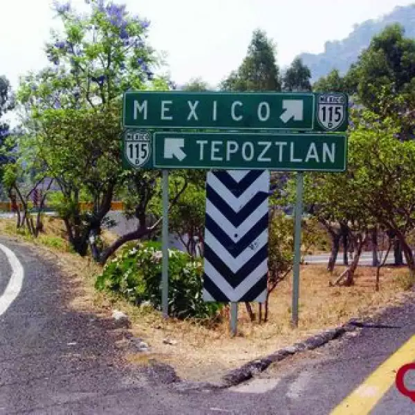 Señalamientos Tepoztlan, México