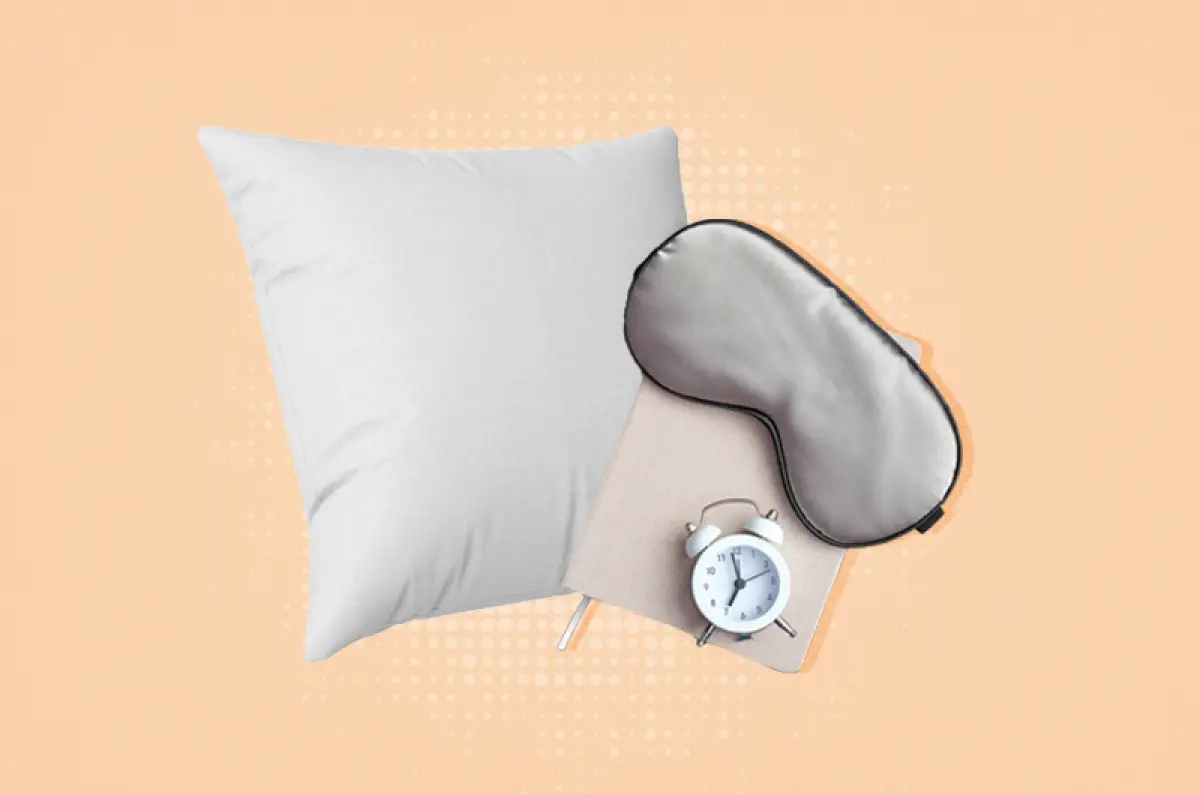 Almohada con un despertador