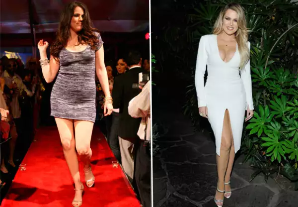 Khloé ha definido su silueta y ahora luce mucho más sexy y saludable.
