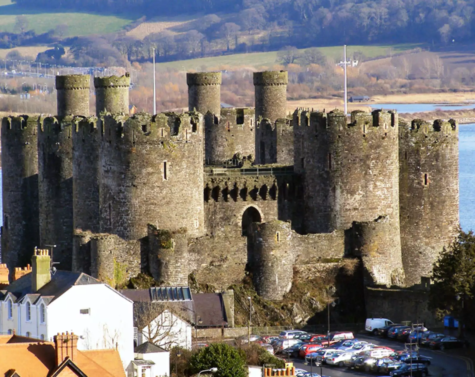 No hay manera de que llegues al majestuoso Castillo de Conwy y no te quedes impresionado. Al igual que muchos otros, el paisaje que lo rodea es insuperable.