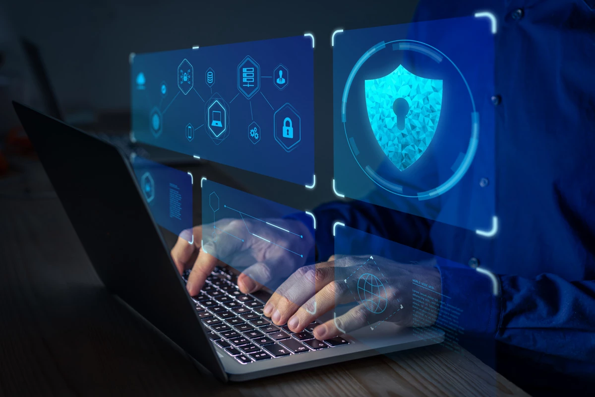 (Fotografía temática de internet y seguridad)