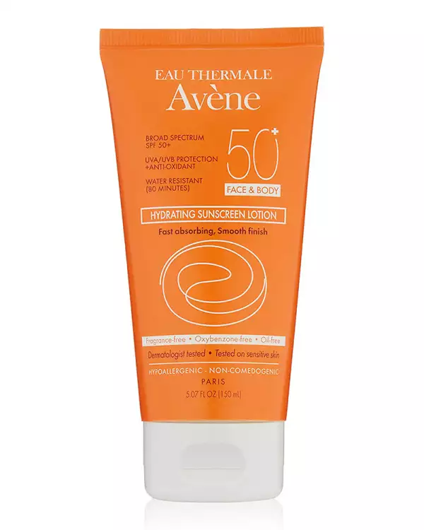 Eau Thermale Avène SPF 50 Plus Hydrating Sunscreen Lotion