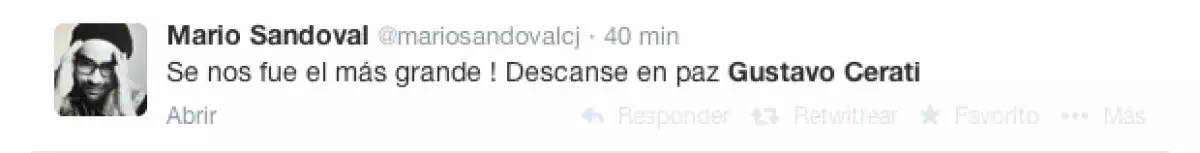 Mario Sandoval, músico mexicano.