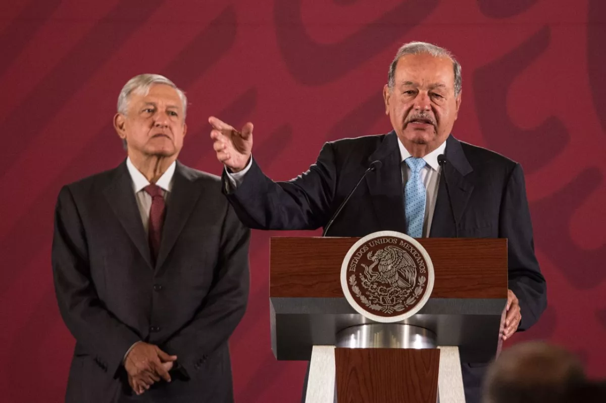 AMLO y SLIM 