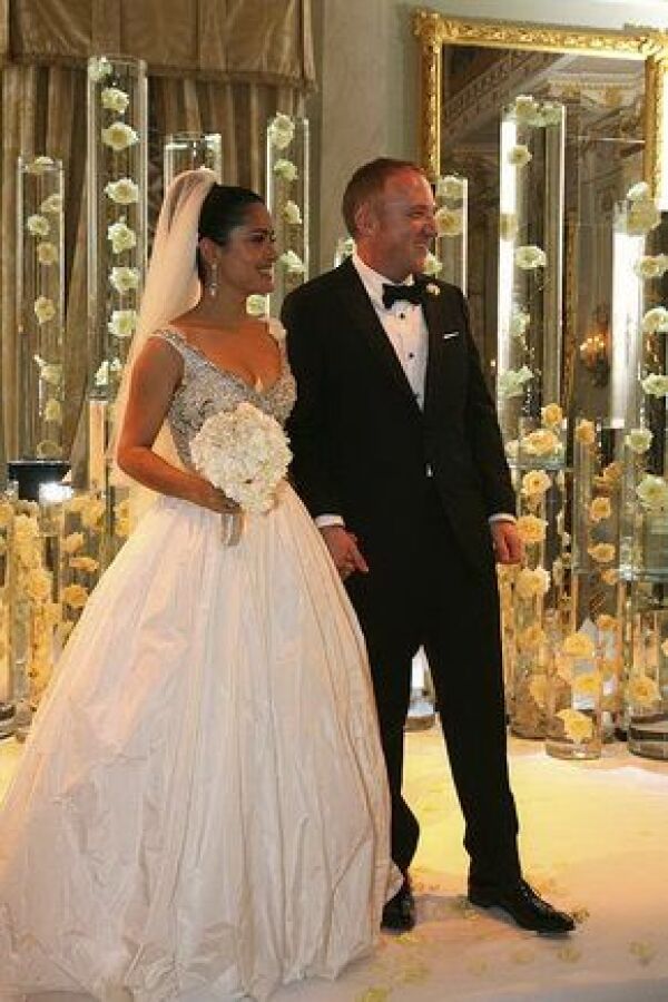 Pinault agradeció a Salma haberle dado una hija en la ceremonia. (Foto: AP