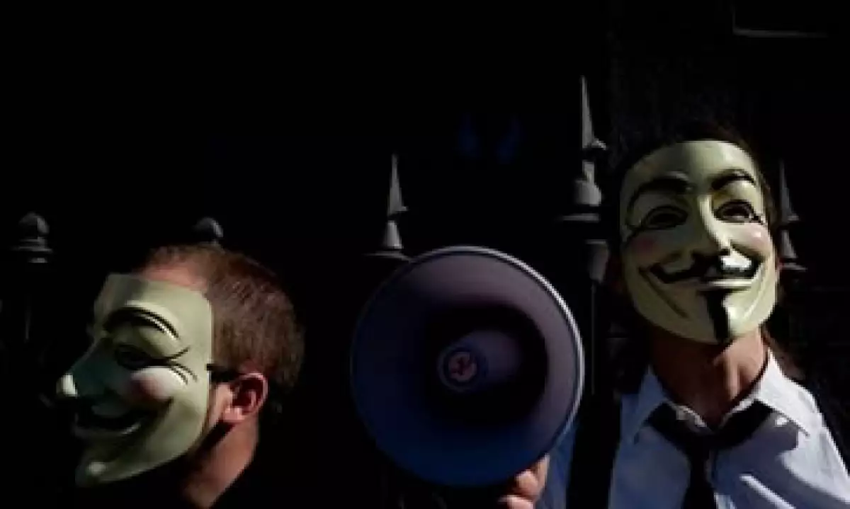 El grupo Anonymous se descibre como luchador por la libertad en Internet. (Foto: AP)