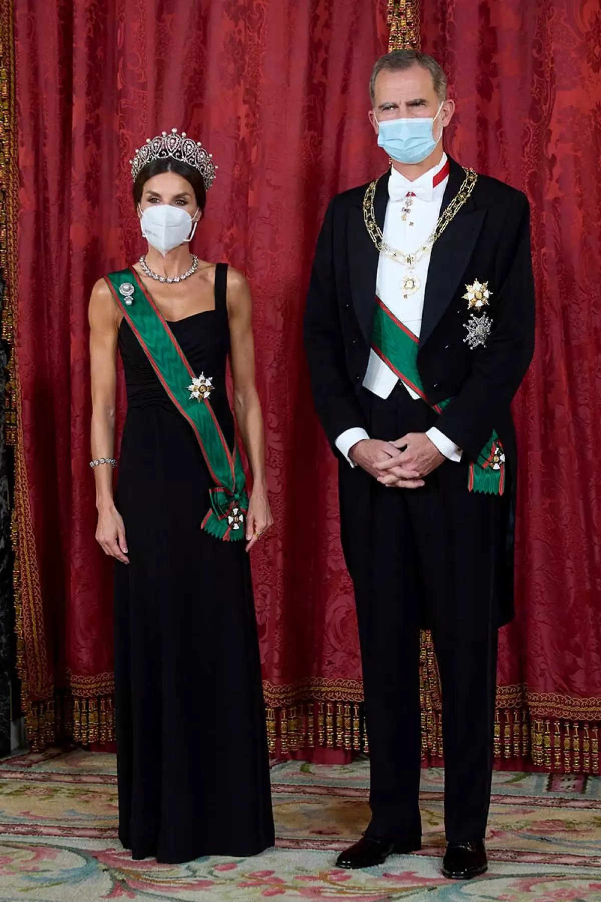 Reina Letizia y rey Felipe de España