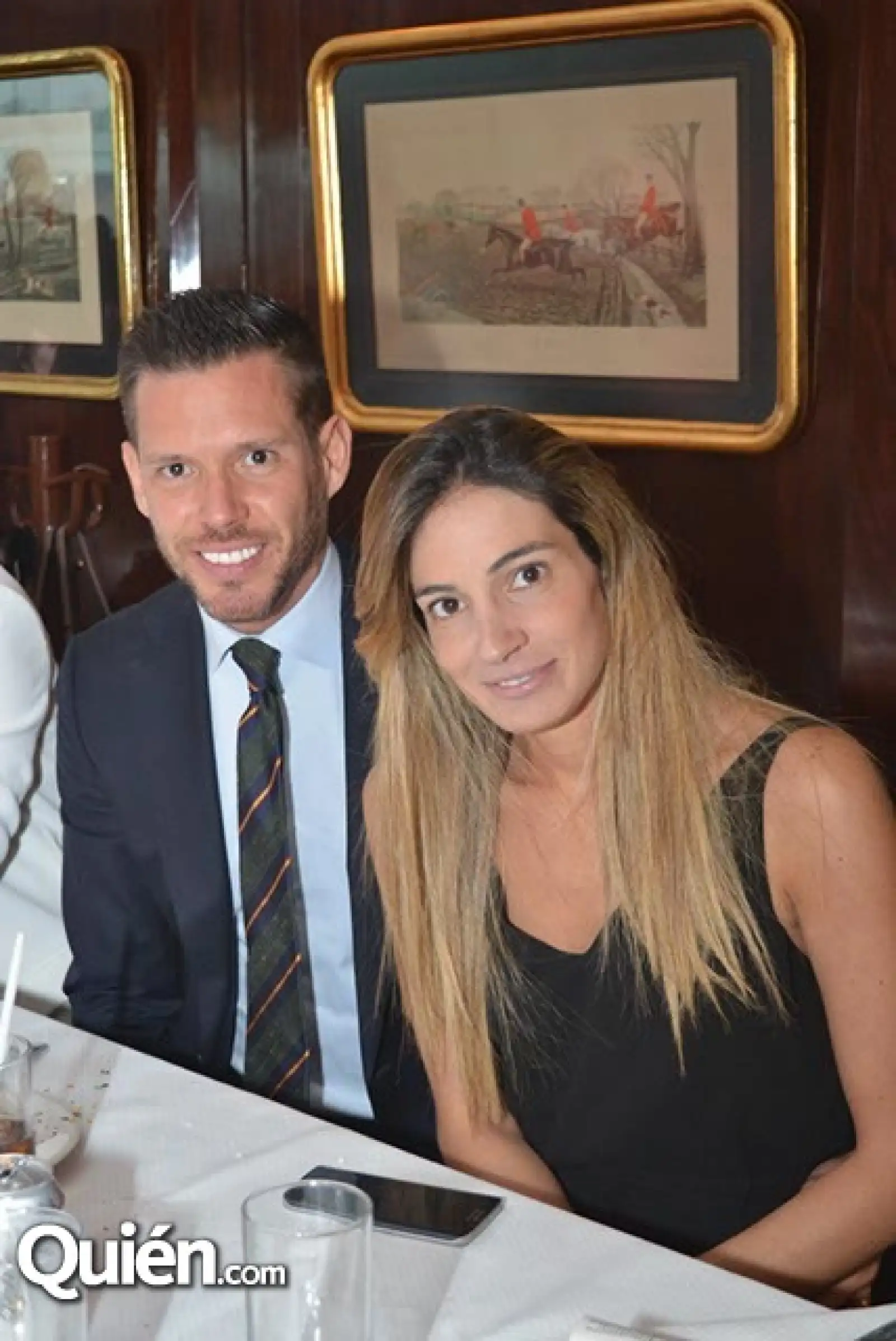 Luis Miguel Moreno y Andrea Wade.