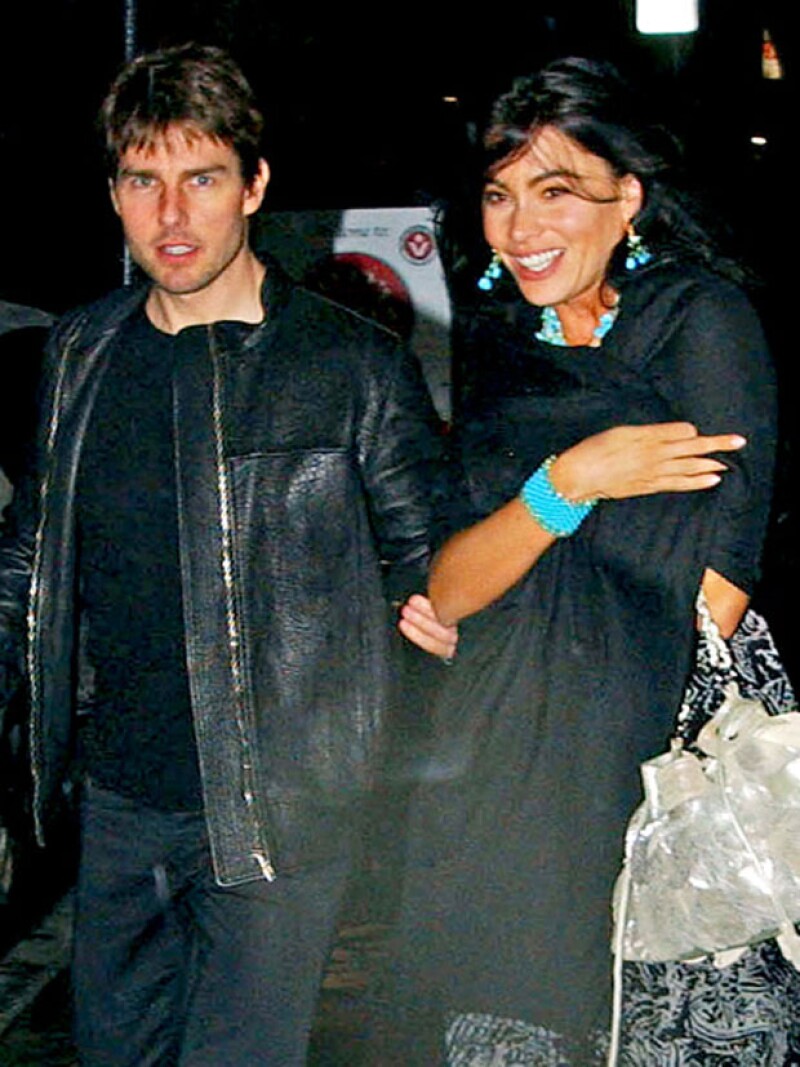 Fue vista en ocasiones con Tom Cruise, incluso antes de que él tuviera algo que ver con Katie Holmes.